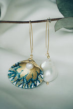 Santorini seashell earrings