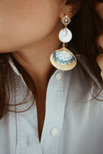 Waves seashell earrings