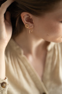 Summer sun stud earrings