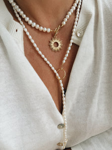 Summer sun pearl necklace